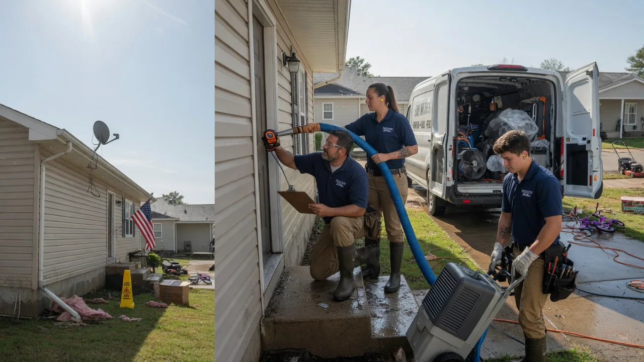 Ceiling Water Damage Restoration in Cisco, IL near me